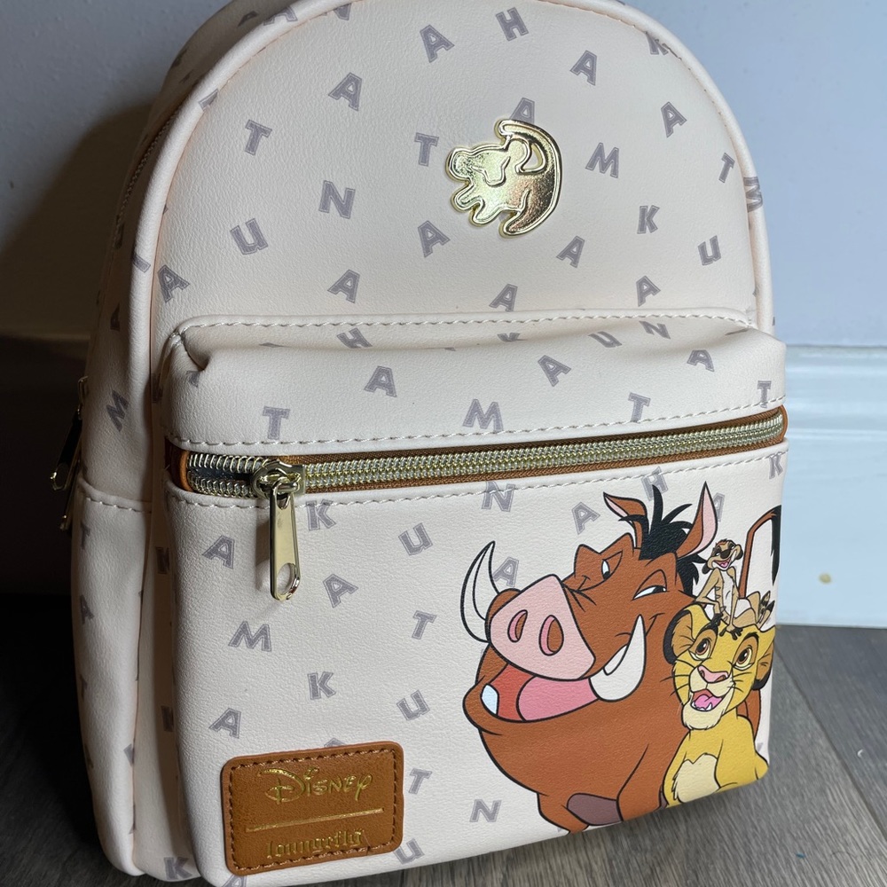 COPY - Loungefly lion king hakuna matata letter Backpack
